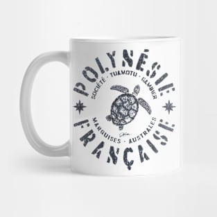 French Polynesia, Sea Turtle Mug